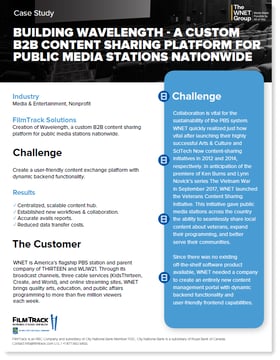 B2B content sharing platform for public media stations nationwide